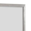 Rizvi Wall Mount Dresser Mirror, Beveled Accent, Gray Solid Wood 36x40