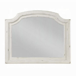 1502202669924294ae17f.jpeg Wall Mount Dresser Mirror, Beveled Glass, 38x47, Rustic Washed White