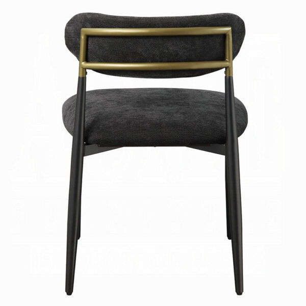15022026699243c679a1f.jpeg Vonn Side Dining Chair Set of 2, Black Chenille, Curved, Metal Legs