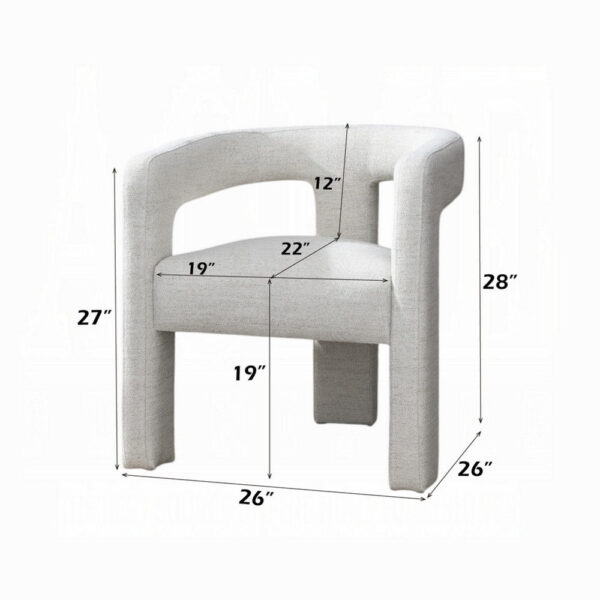 15022026699243d6dd631.jpeg Side Dining Chair Set of 2, Textured Off White Boucle, Curved Back