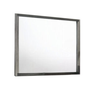 Joho Dresser Mirror, 38x50, Dual Tone Gray Wood, Natural Grains