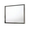 Joho Dresser Mirror, 38x50, Dual Tone Gray Wood, Natural Grains