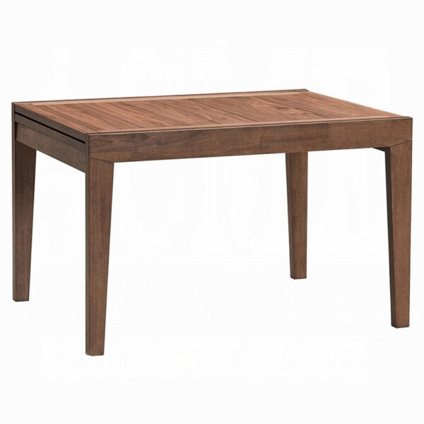 Mea Dining Table, 47-94 Inch Expandable Top, Scandinavian Walnut Brown