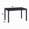 15022026699244c134a97.jpeg Frey Dining Table, 47 Inch Rectangular Top, Scandinavian Black Wood