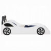 150220266992466906269.jpeg Corey Twin Size White Car Bed, Wheel Trim, Built-In LED, White Wood