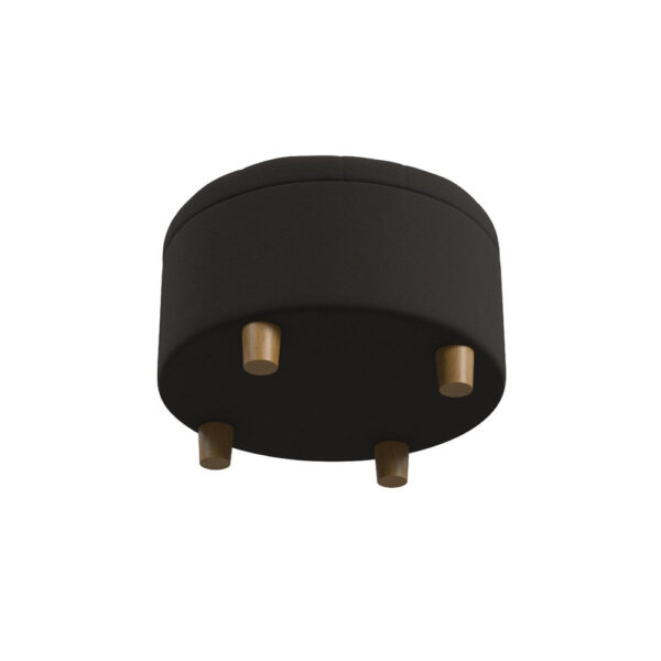 Jo Storage Ottoman, 28 Inch Round Tufted Lift Top, Chocolate Brown