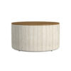 150220266992494b12993.jpeg Jena Storage Ottoman, 30 Inch Round Lift Tray Top, Ivory Pinstripes