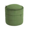 1502202669924970d030b.jpeg Pero Storage Ottoman, 18 Inch Round Removable Lid, Rich Green Velvet