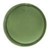 1502202669924975b07a6.jpeg Pero Storage Ottoman, 18 Inch Round Removable Lid, Rich Green Velvet