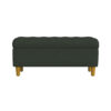 1502202669924b853c443.jpeg Sol Storage Bench Ottoman, Forest Green Soft Velvet, Brown, 40 Inch