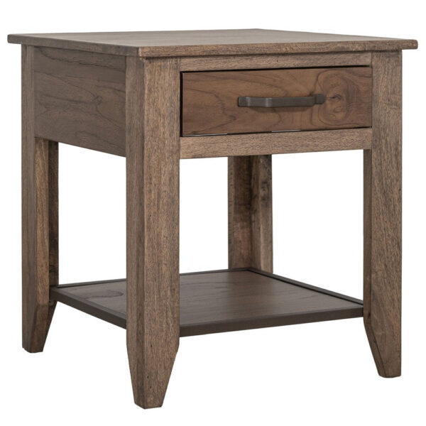 1502202669924ce7cf759.jpeg Tacey Side End Table, 1 Drawer 1 Shelf, Rustic Peanut Brown, 23 Inch
