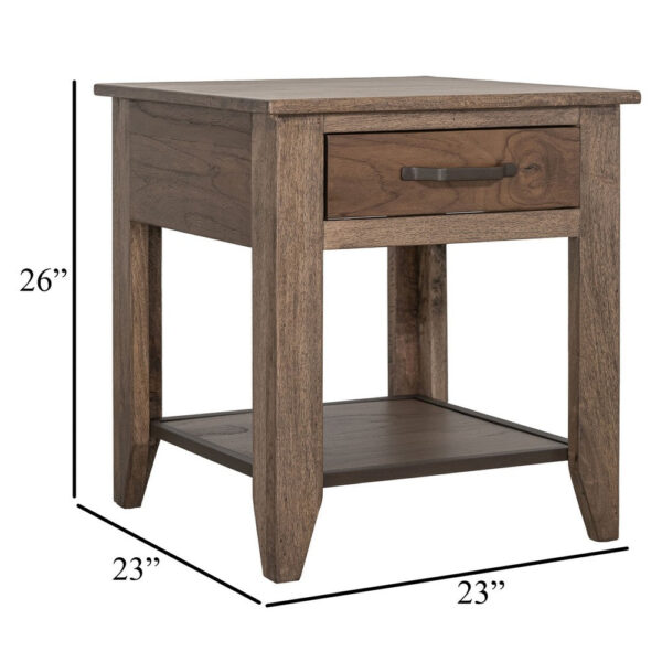 1502202669924cee68df7.jpeg Tacey Side End Table, 1 Drawer 1 Shelf, Rustic Peanut Brown, 23 Inch