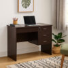 Sial Laptop Desk, 4 Drawers, 40 Inch, Red Cocoa Brown Composite Board