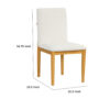 1502202669924ed1bddbf.jpeg Side Dining Chair Set of 2, Solid Wood, Cream Textured Woven Fabric