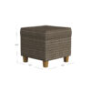 1502202669924fc53d9b5.jpeg Pyp Square Storage Ottoman, 18 Inch Brown Windowpane Fabric, Wood Legs