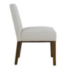 Jan Dining Chair with Espresso Wood Legs, Classic Gray Woven Fabric