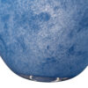 Lesy Decorative Vase, Freeflow Edge, Rich Blue Blown Glass 16 Inch