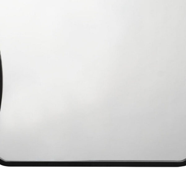 150220266992532c496d0.jpeg Ari Wall Mirror, 38 Inch, Black Metal Wavy Frame, Hand Forged Iron