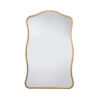 1502202669925350cadf9.jpeg Ari Wall Mirror, 38 Inch, Brass Metal Wavy Frame, Hand Forged Iron