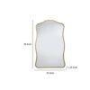 1502202669925355e79ce.jpeg Ari Wall Mirror, 38 Inch, Brass Metal Wavy Frame, Hand Forged Iron