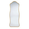 15022026699253659dad0.jpeg Ari Floor Mirror, 58 Inch, Brass Metal Wavy Frame, Hand Forged Iron