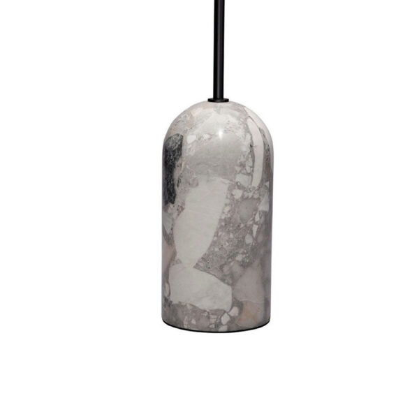 1502202669925406cd5f8.jpeg Hely Accent Table Lamp, Linen Cone Shade, Travertine Stone 28 Inch