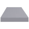 160220266992cf7080746.jpeg Zyno Wall Shelf Set of 4, Matte Gray MDF Body, Modern Design 32 Inch