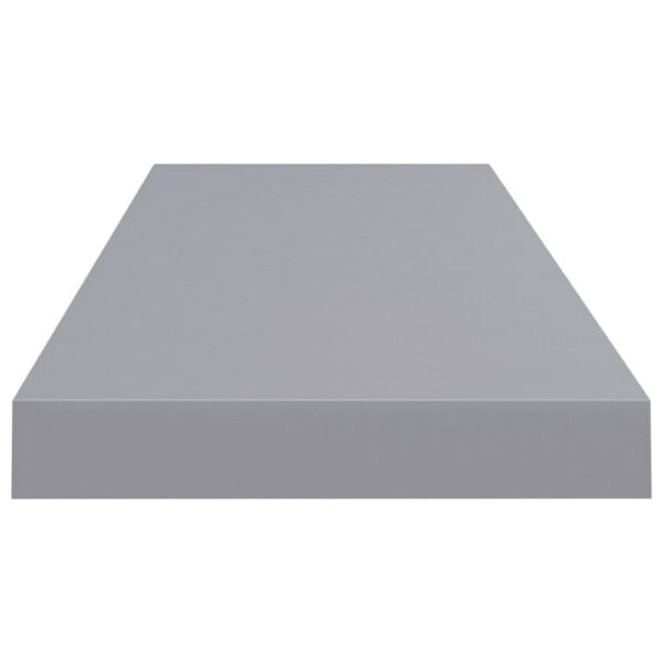 160220266992cf7080746.jpeg Zyno Wall Shelf Set of 4, Matte Gray MDF Body, Modern Design 32 Inch