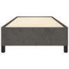 160220266992cffe61a70.jpeg Low Profile Twin XL Bed Frame, Gray Velvet Fabric Upholstery