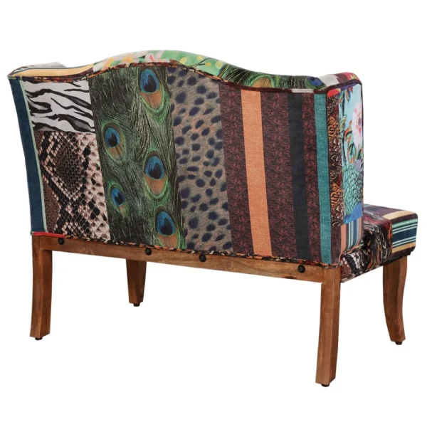 ABH-32342-BIRD_3 Vesta Bird Collage Print Settee, Multicolor