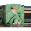 ABH-32342-BIRD_4 Vesta Bird Collage Print Settee, Multicolor