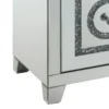 BM000208_3 Accent Table with 2 Storage Drawers and Safety Top Feature, White