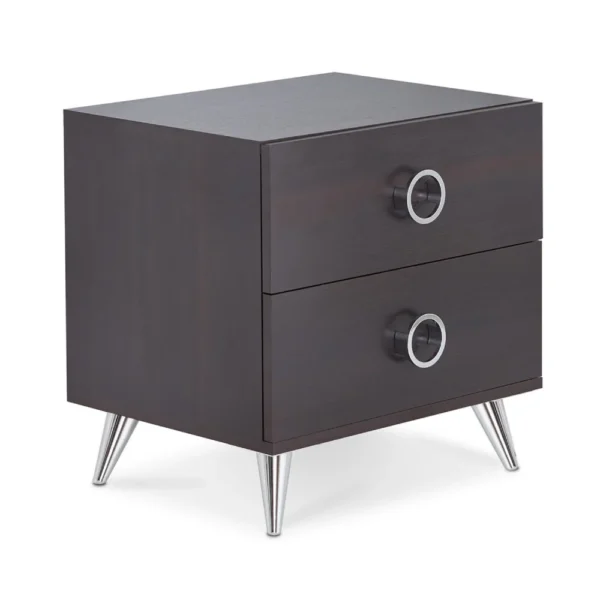 BM154630_3f8c0f0f-3ea4-4e6c-951f-18157c649850 Rectangular Wood & Metal Nightstand By Elms, Brown & Chrome