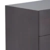 BM154630_5 Rectangular Wood & Metal Nightstand By Elms, Brown & Chrome