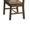 BM168098_2 Chambr Armless Wooden Dining Side Chair, Rustic Golden Brown, Set of 2