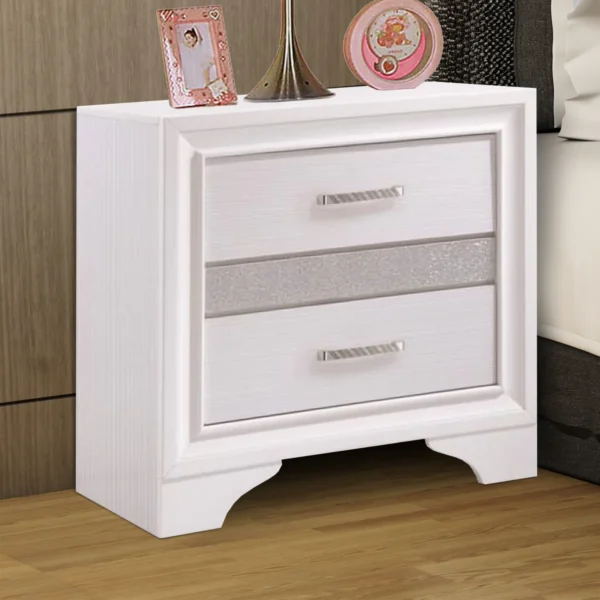 BM182734_4 Wooden Nightstand with Hidden Jewelry Tray, White