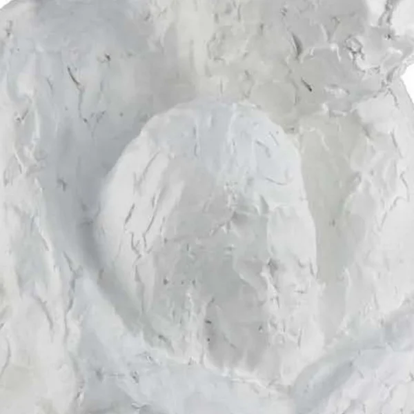 BM334799_1_6807de04-9328-4e51-9c03-5f4de66e6d78 Roy Abstract Contemplative Man Figurine, White Resin Art, 27 Inch