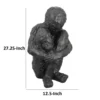 BM334801_4_f143bd5a-a40f-4ec6-8a9d-a449bf277b8b Roy Abstract Contemplative Man Figurine, Black Resin Art, 27 Inch