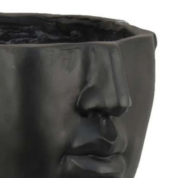 BM334806_2_1a14240e-8265-4ba4-be7c-ee743cd85c36 Kylz Decor Head Garden Planter, 23 Inch, Wide Open Top, Black Resin