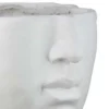 BM334807_2_242f2392-81ec-4b0e-9d99-7d217a7aa977 Kylz Decor Head Garden Planter, 23 Inch, Wide Open Top, White Resin