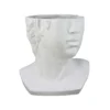 BM334807_db29845f-df33-4724-a7ef-41e565d5f83f Kylz Decor Head Garden Planter, 23 Inch, Wide Open Top, White Resin