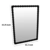 BM334811_4_098cadf4-dac6-48a1-a8c5-ad163eb59531 Perz Wall Mirror, 42 Inch, Square Frame, Black Beaded Wood Frame