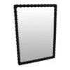 BM334811_b11c5336-8173-4756-827d-e780bd1ff239 Perz Wall Mirror, 42 Inch, Square Frame, Black Beaded Wood Frame