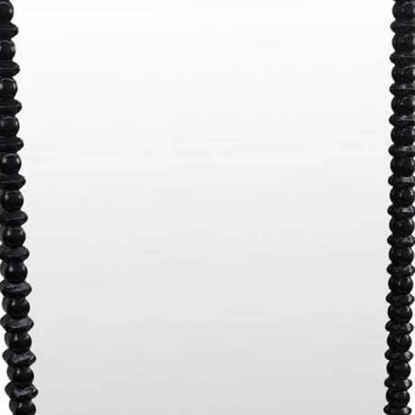 BM334812_1_33c8d69b-d46f-4db7-9ab2-4f7e5f956a07 Perz Floor Mirror, 72 Inch, Rectangular Shaped Black Beaded Wood Frame