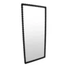 BM334812_1b6ef267-ee1f-4576-b984-898b09bc8572 Perz Floor Mirror, 72 Inch, Rectangular Shaped Black Beaded Wood Frame
