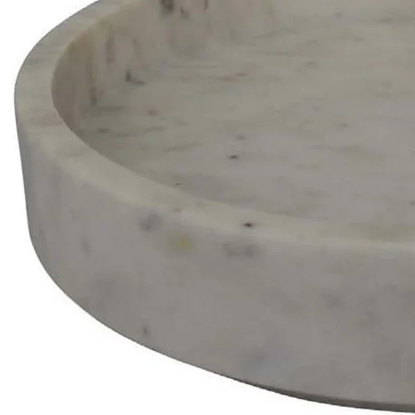 BM334819_3_7517e26e-2aed-4e57-9fcb-6cbdded309ec Accent Decorative Bowl, Tray Edge Antique Style White Marble, 13 Inch