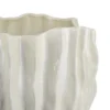 BM334886_2_52c47862-d8ab-4507-8815-3d658450c748 Esam Decorative Planter, Textured Ceramic Body, 19 Inch White