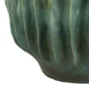 Esam Decorative Planter, Textured Ceramic Body, 19 Inch Dark Blue