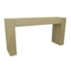 BM334909_0069ffc4-3ecd-457c-97aa-962b18f48df1 Console Table, Tall C Shaped Design, 63 Inch Light Brown Wood Body