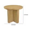 BM334913_4_e5ba1a06-afa2-47d2-8fe2-f5a9ba1e643f Round Side End Table, X Shaped Paneled Legs, 24 Inch Brown Wood